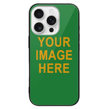 Custom Emerald Green Yellow Phone Case