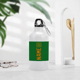 Custom Emerald Green Yellow Sports Bottle