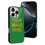 Custom Emerald Green Yellow Phone Case