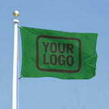 Custom Emerald Green Olive Flag
