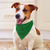 Custom Emerald Green Olive Pet Scarf