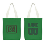 Custom Emerald Green Green Canvas Tote Bag