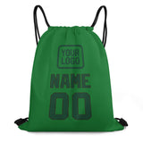 Custom Emerald Green Green Drawstring Bag
