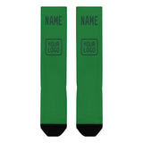 Custom Emerald Green Green Knee-High Sock
