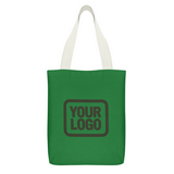 Custom Emerald Green Green Canvas Tote Bag