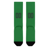 Custom Emerald Green Green Knee-High Sock
