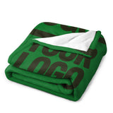 Custom Emerald Green Olive Blanket