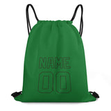 Custom Emerald Green Emerald Green Drawstring Bag