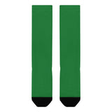 Custom Emerald Green Emerald Green Knee-High Sock