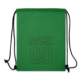 Custom Emerald Green Emerald Green Drawstring Bag