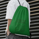 Custom Emerald Green Emerald Green Drawstring Bag