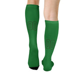 Custom Emerald Green Emerald Green Knee-High Sock