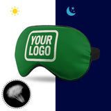 Custom Emerald Green Cream Sleep Mask