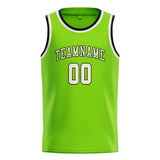 Custom Emerald Green & Cream Colors Design Sports Basketball Jersey