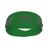 Custom Emerald Green Dark Grey Sports headband
