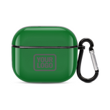 Custom Emerald Green Dark Grey AirPods Case (3rd Generation)
