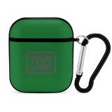 Custom Emerald Green Dark Grey AirPods Case