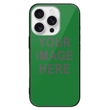 Custom Emerald Green Dark Grey Phone Case
