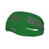 Custom Emerald Green Dark Grey Sports headband