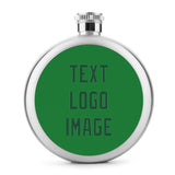 Custom Emerald Green Green Hip Flask