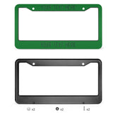 Custom Emerald Green Green License Plate Frame