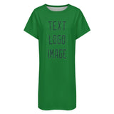 Custom Emerald Green Green Nachthemd