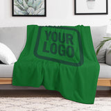 Custom Emerald Green Green Blanket