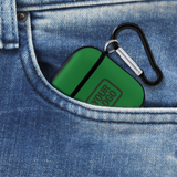 Custom Emerald Green Dark Green AirPods Case
