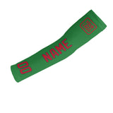 Custom Emerald Green Red Arm Sleeve
