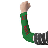 Custom Emerald Green Red Arm Sleeve