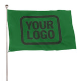 Custom Emerald Green Dark Green Flag
