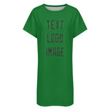 Custom Emerald Green Dark Green Nachthemd