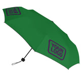 Custom Emerald Green Purple Automatic Umbrella