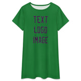Custom Emerald Green Purple Nachthemd
