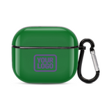 Custom Emerald Green Light Purple AirPods Case (3rd Generation)