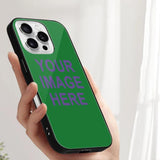 Custom Emerald Green Light Purple Phone Case