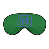 Custom Emerald Green Sky Blue Sleep Mask