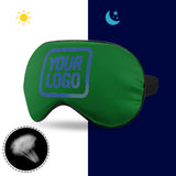 Custom Emerald Green Sky Blue Sleep Mask