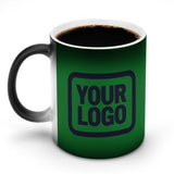 Custom Emerald Green Navy Magic Mug