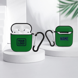 Custom Emerald Green Navy AirPods Case