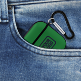 Custom Emerald Green Navy AirPods Case