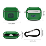 Custom Emerald Green Navy AirPods Case (3rd Generation)