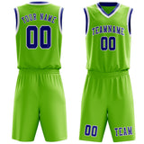 Custom Emerald Green Sky Blue Basketball Set