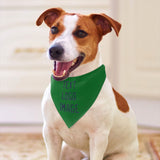 Custom Emerald Green Blue Pet Scarf