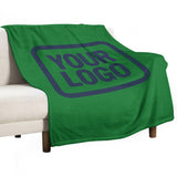 Custom Emerald Green Blue Blanket