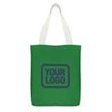 Custom Emerald Green Blue Green Canvas Tote Bag