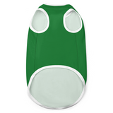 Custom Emerald Green Blue Green Pet Vest