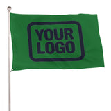 Custom Emerald Green Navy Flag
