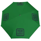 Custom Emerald Green Navy Automatic Umbrella