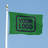 Custom Emerald Green Navy Flag